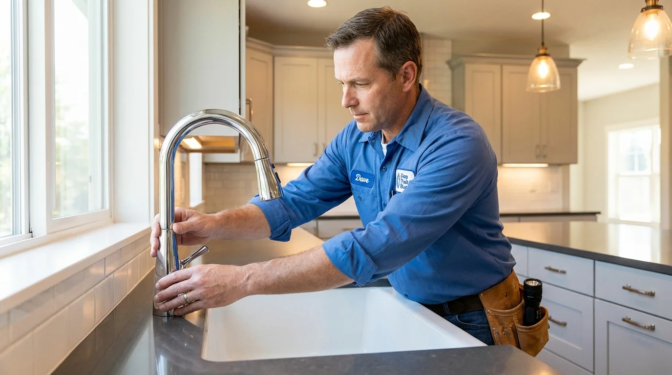 Kitchen faucet installation by Johns Plumbing LLC in Bronx