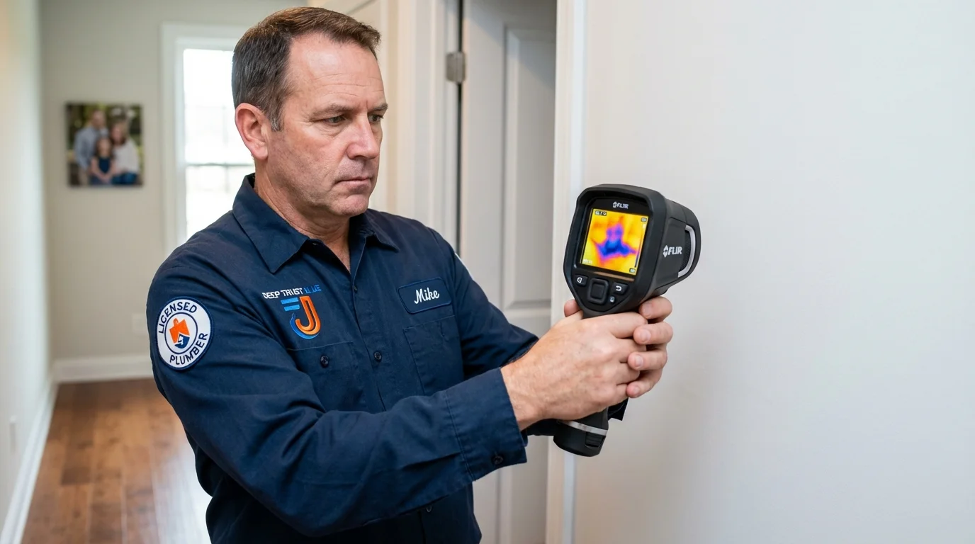 Thermal imaging leak detection by Johns Plumbing LLC in Bronx